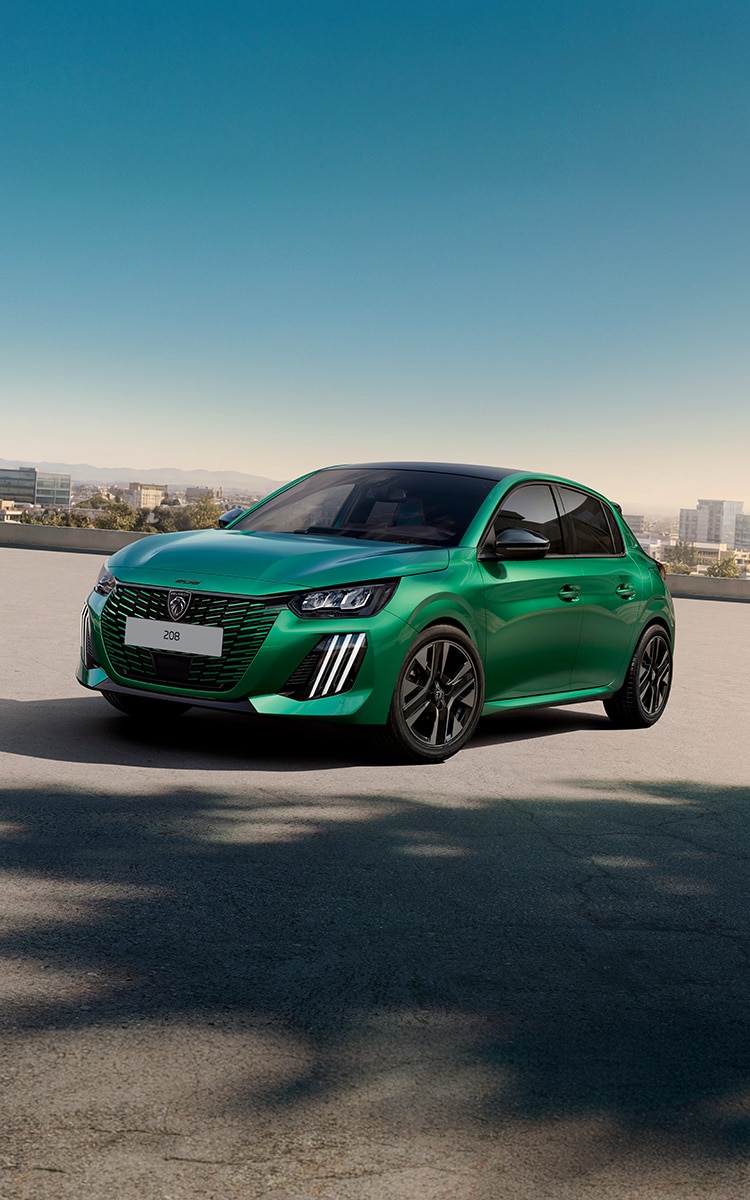 PEUGEOT 208 hybrid or petrol front view