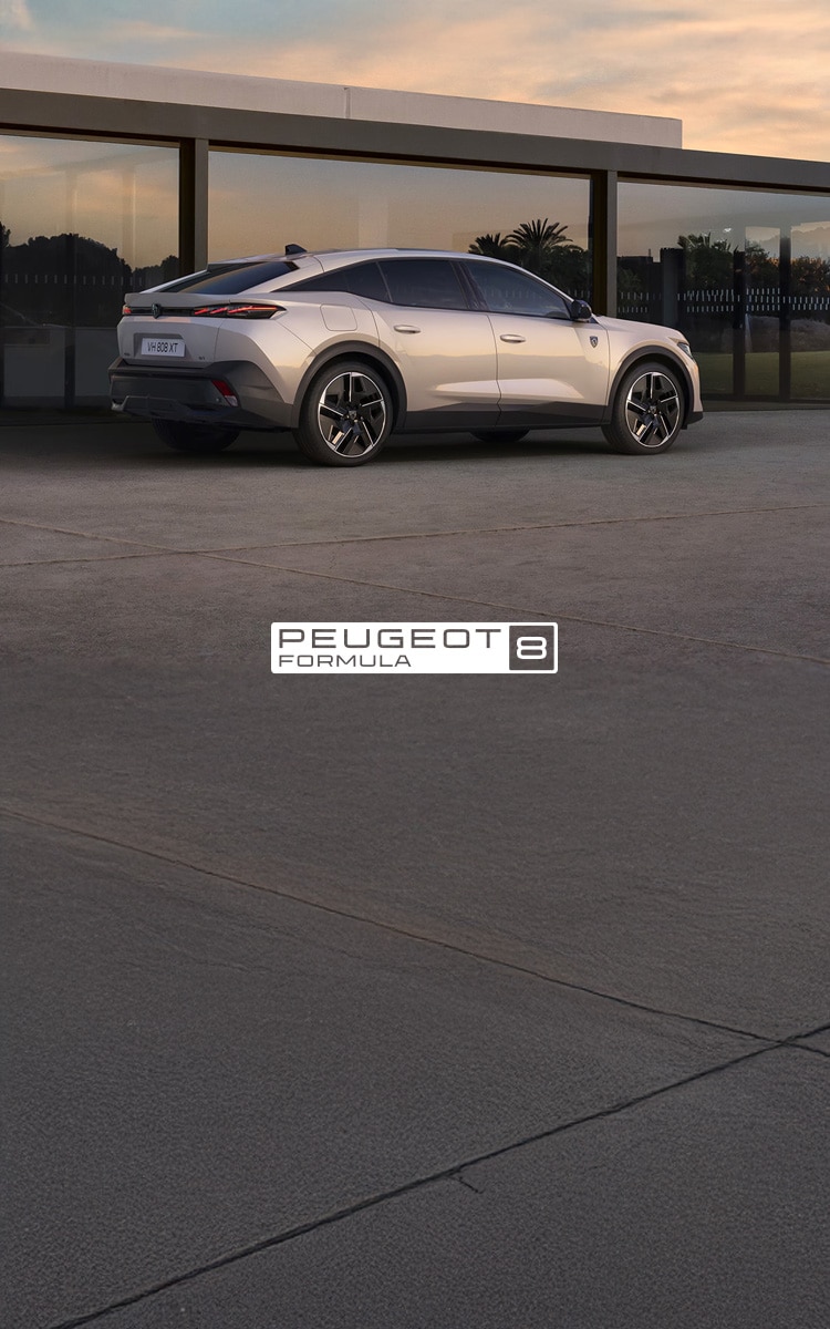 PEUGEOT 408 hybrid rear view