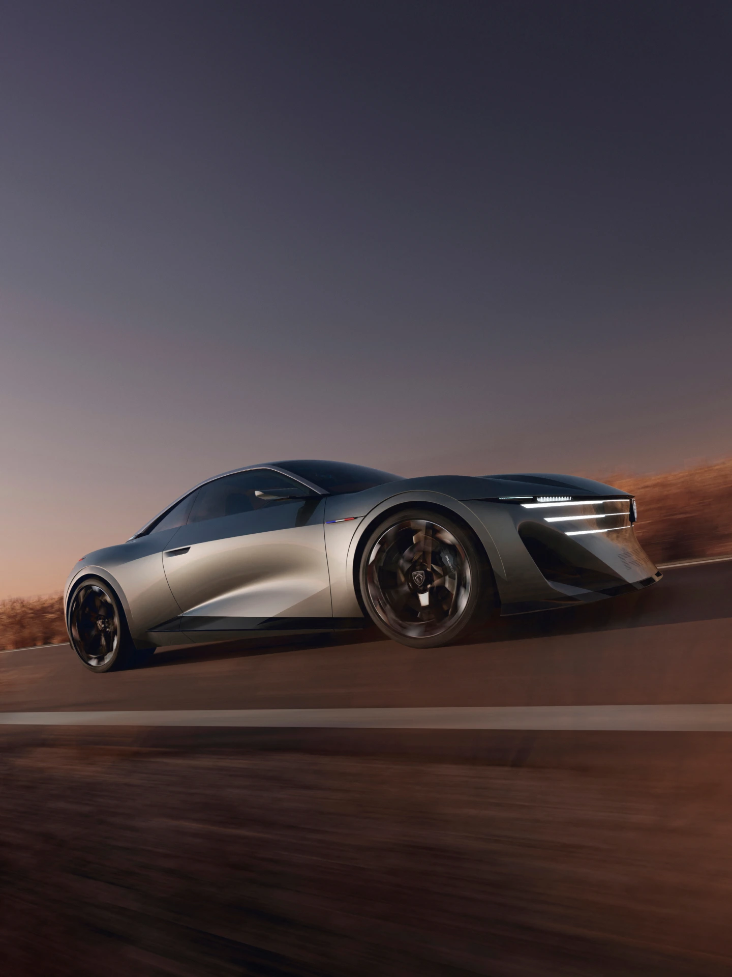 PEUGEOT RCZ Vision in movimento su strada