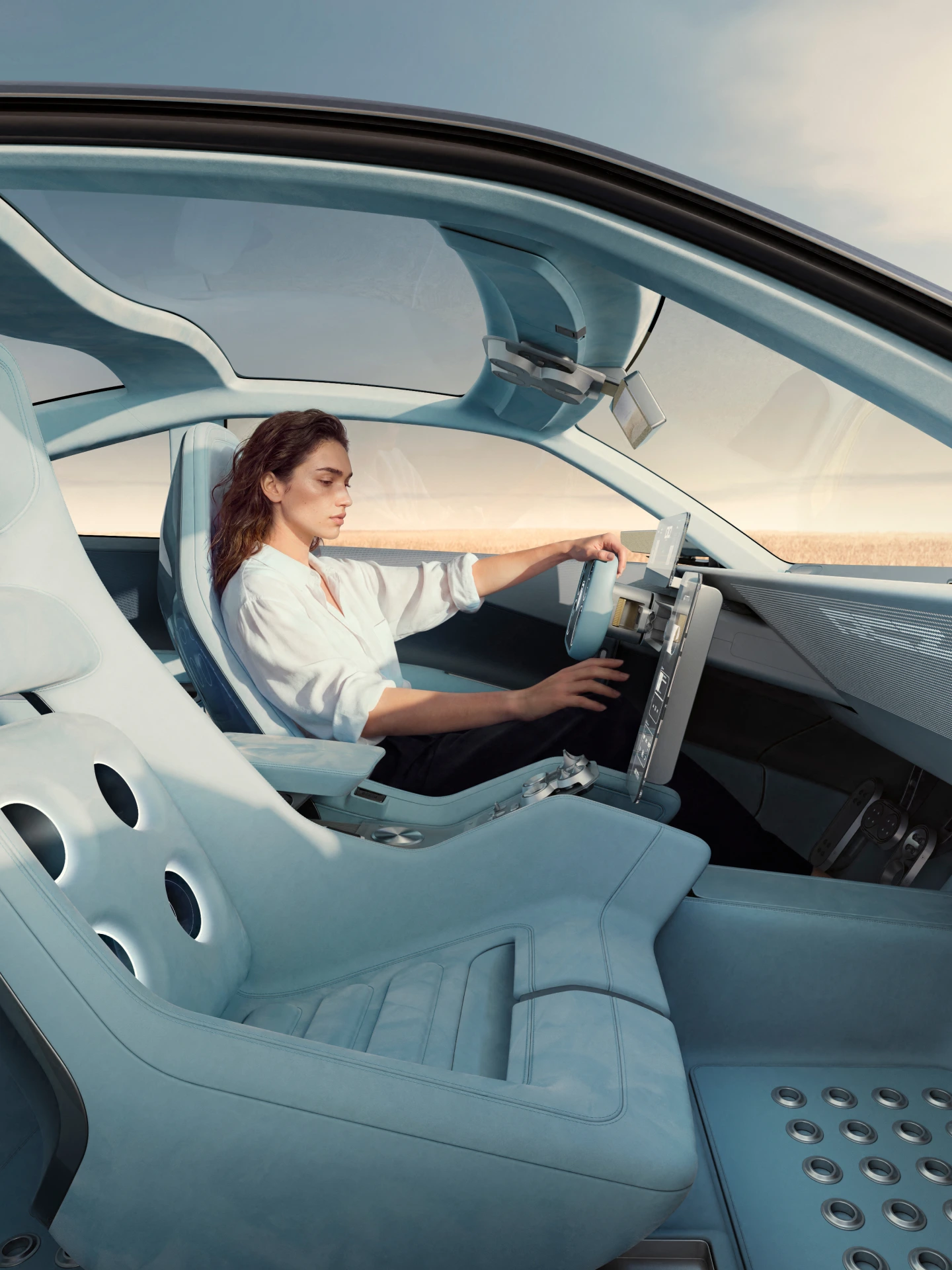 Schermi sospesi a bordo di PEUGEOT RCZ Vision