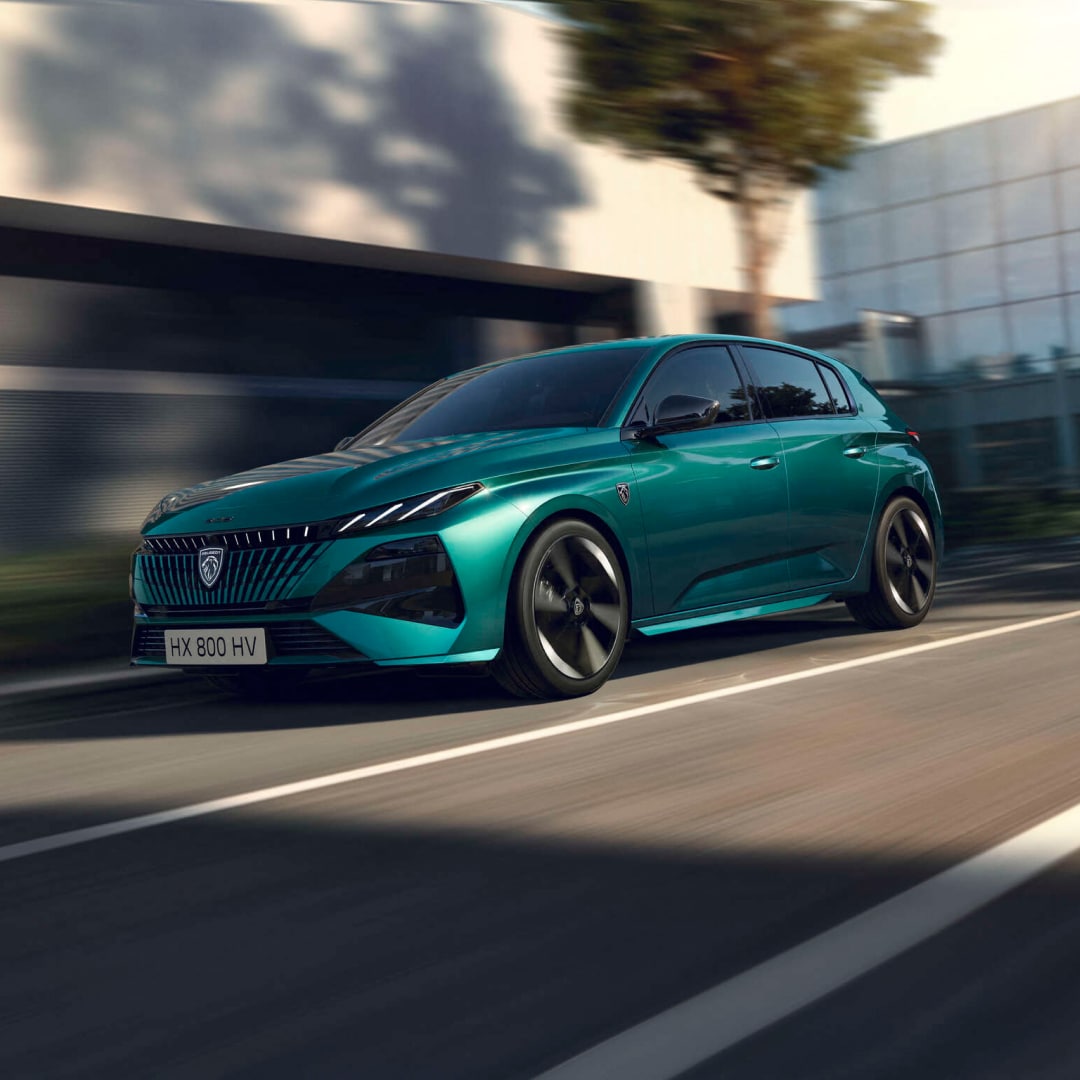 Vista frontale Nuova PEUGEOT 308