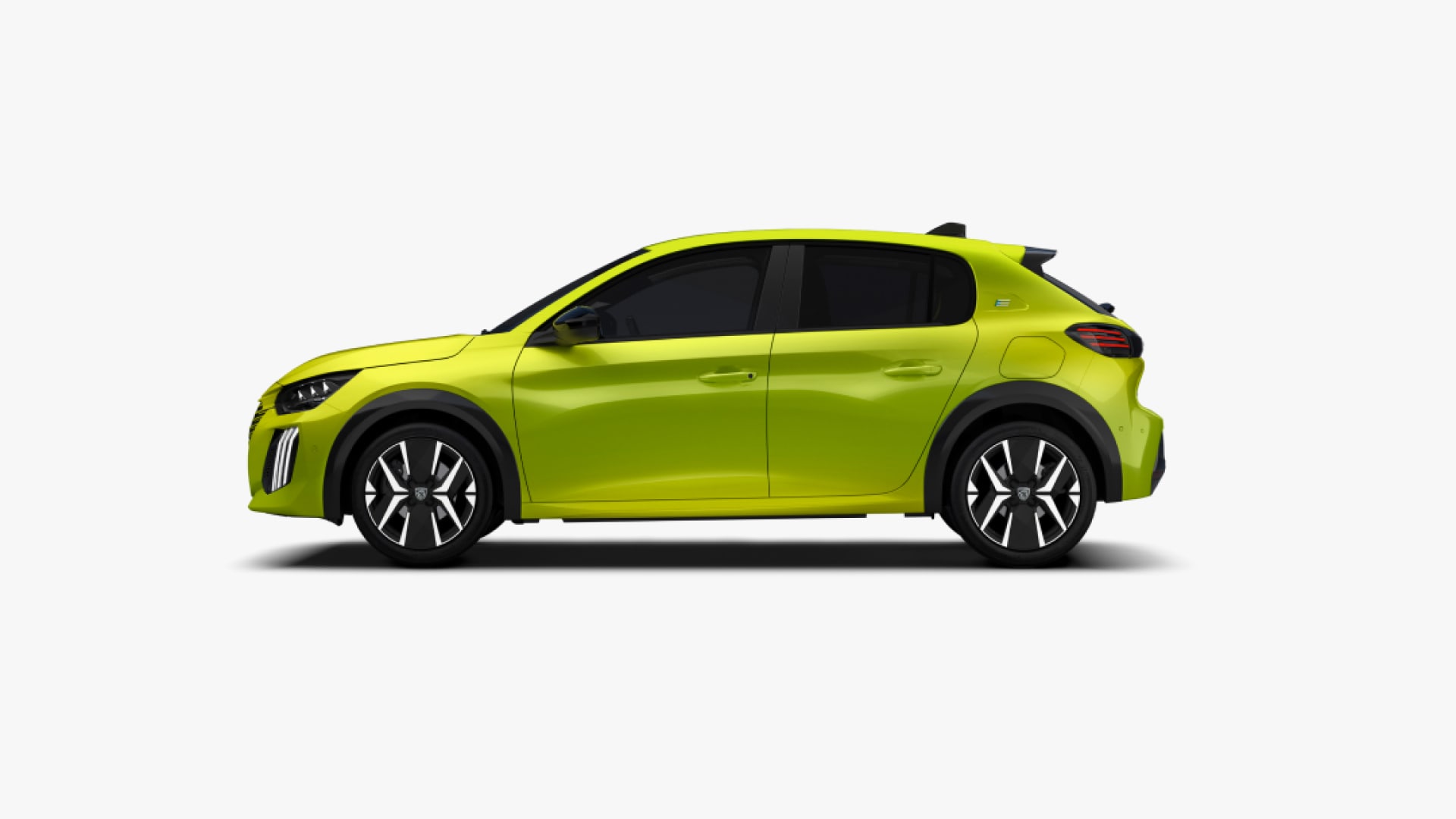 PEUGEOT E-208 profile view