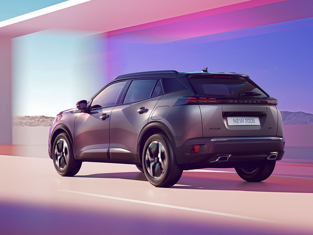 Nuovo PEUGEOT 2008 Hybrid vista posteriore