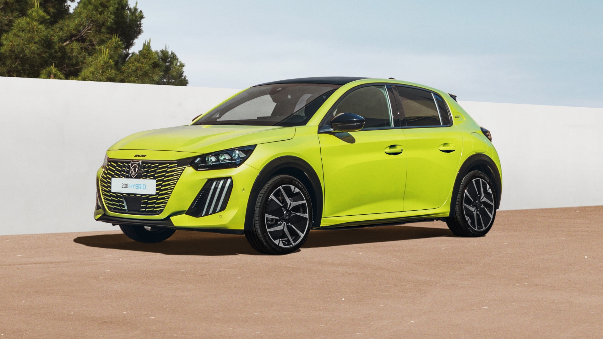 PEUGEOT 208 Hybrid front view
