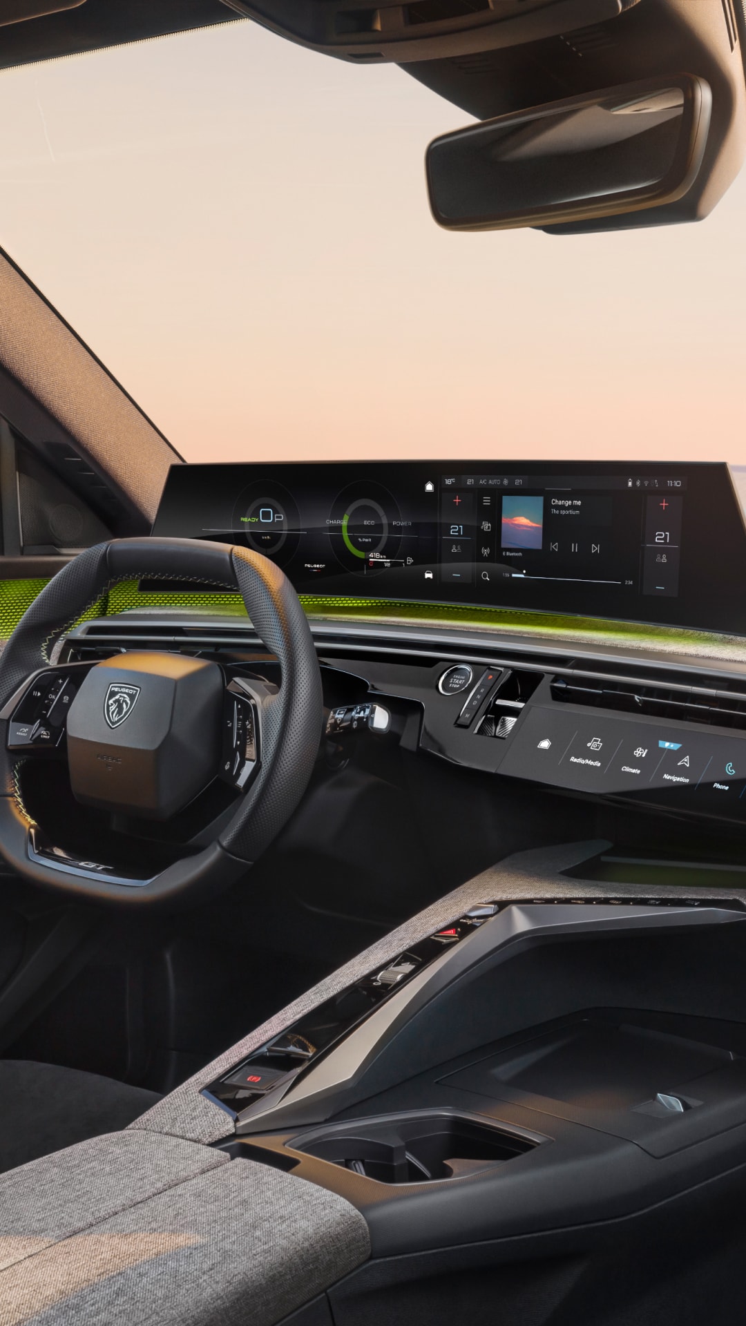 Panoramic i-Cockpit® PEUGEOT di 5008 Hybrid