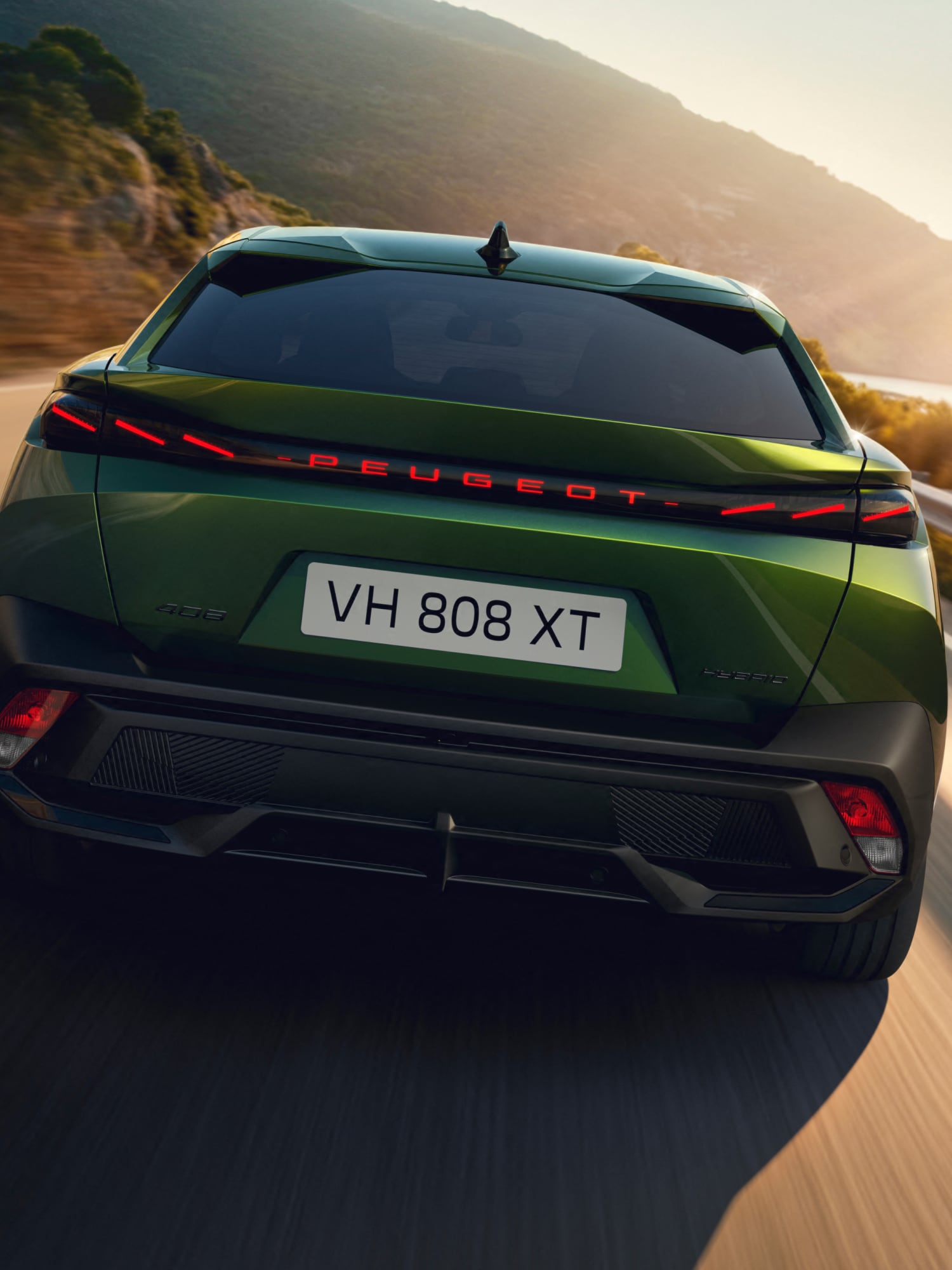 Crveni PEUGEOT ispis