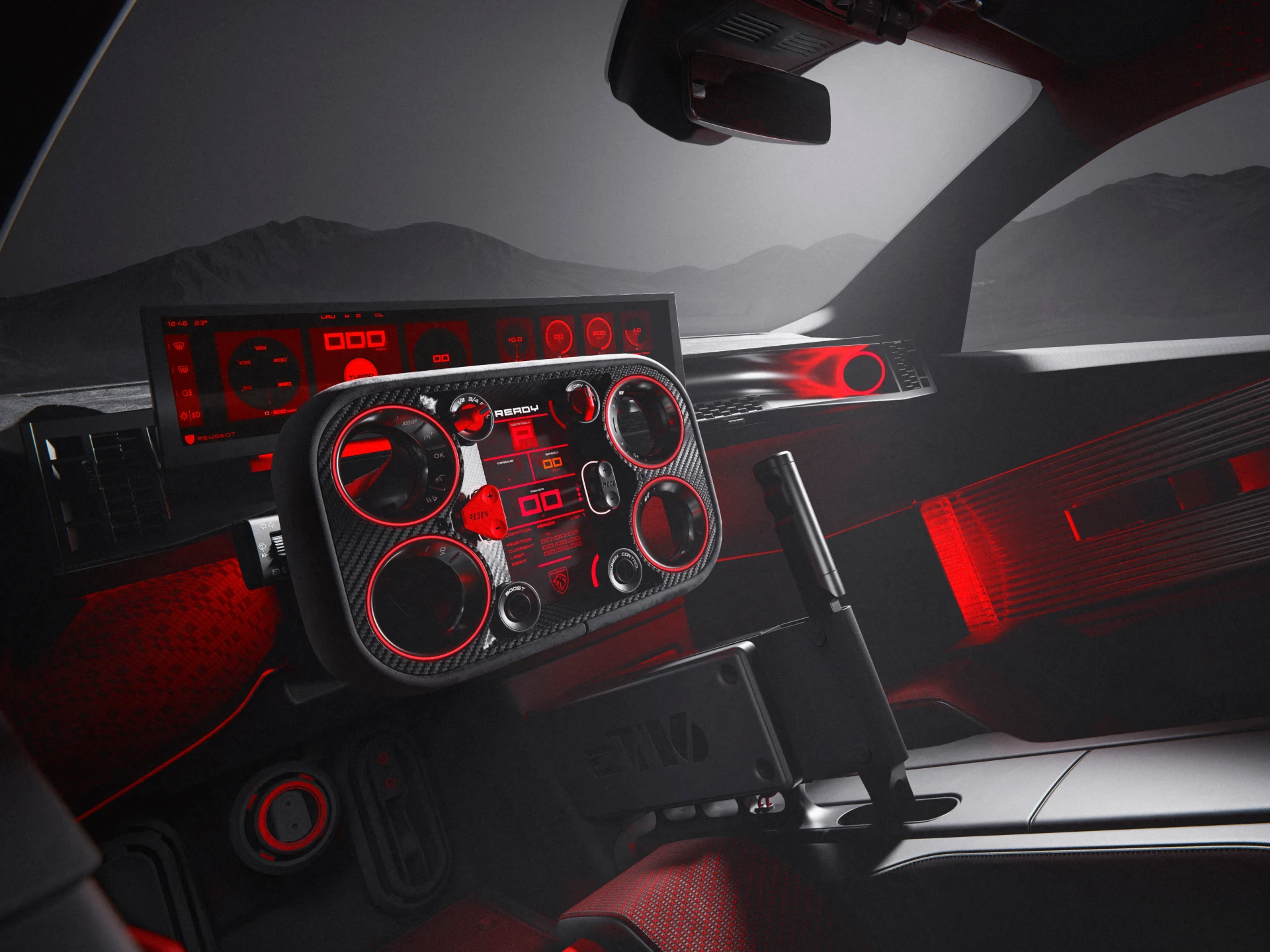 Peugeot E-T16 concept con Hypersquare® orientato alla performance