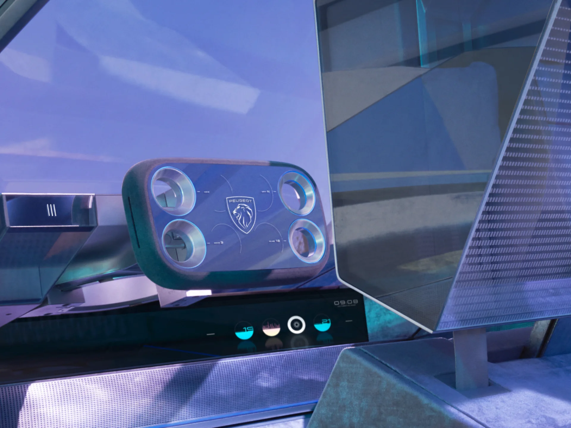 Peugeot Inception concept con Hypersquare®